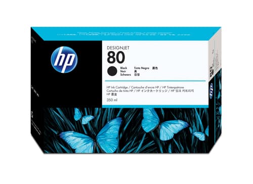 HP 80 cartouche d'encre noir 350 ml