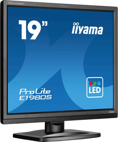 iiyama ProLite E1980S-B1 écran plat de PC 48,3 cm (19") 1280 x 1024 pixels VGA LED Noir