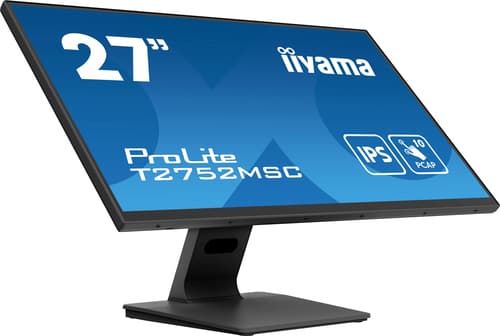 iiyama ProLite T2752MSC-B1 écran plat de PC 68,6 cm (27") 1920 x 1080 pixels Full HD LED Écran tactile Noir