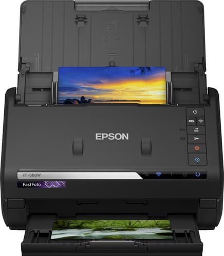 Epson FastFoto FF-680W Alimentation papier de scanner 600 x 600 DPI A4 Noir