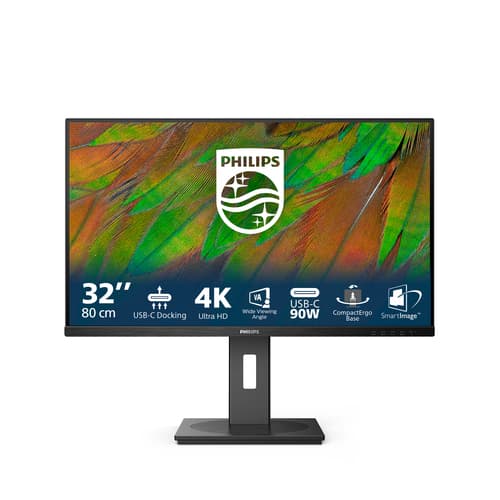 Philips 3000 series 32B1U3900/00 écran plat de PC 80 cm (31.5") 3840 x 2160 pixels 4K Ultra HD LCD Noir