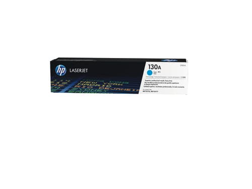 HP Cartouche de toner cyan d'origine LaserJet 130A
