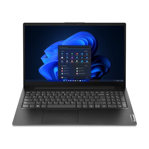 Lenovo V15 G4 AMN AMD Ryzen™ 3 7320U Ordinateur portable 39,6 cm (15.6") Full HD 8 Go LPDDR5-SDRAM 512 Go SSD Wi-Fi 6 (802.11ax) Windows 11 Home Français Noir