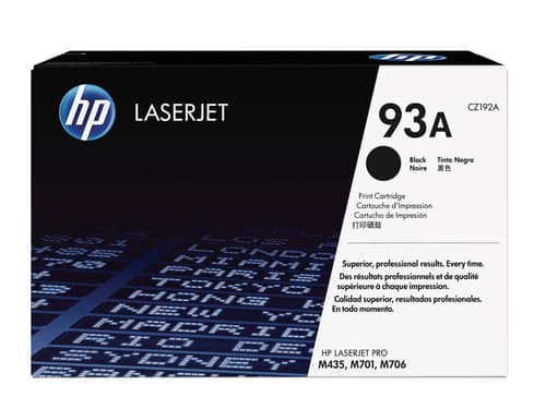 HP 93A toner LaserJet noir authentique