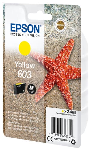 Epson Singlepack Yellow 603 Ink