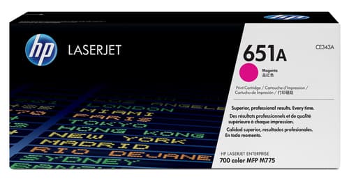 HP 651A toner LaserJet magenta authentique