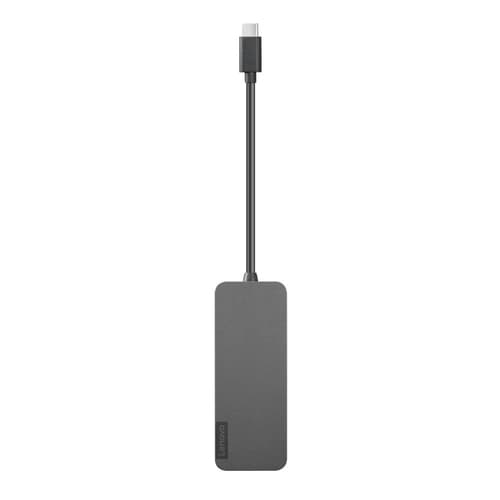 Lenovo 4X90X21427 station d'accueil USB 3.2 Gen 2 (3.1 Gen 2) Type-C Gris