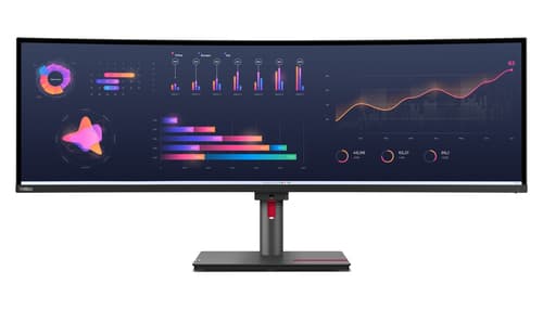 Lenovo ThinkVision P49w-30 écran plat de PC 124,5 cm (49") 5120 x 1440 pixels DQHD LED Noir