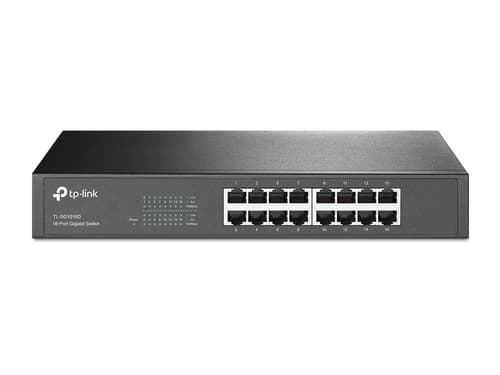 TP-Link TL-SG1016D commutateur réseau Non-géré L2 Gigabit Ethernet (10/100/1000) Noir