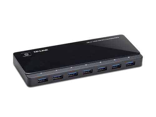 TP-Link UH720 hub & concentrateur USB 3.2 Gen 1 (3.1 Gen 1) Micro-B 5000 Mbit/s Noir