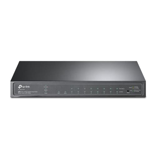 TP-Link JetStream TL-SG2210P commutateur réseau Géré L2/L4 Gigabit Ethernet (10/100/1000) Connexion Ethernet, supportant l'alimentation via ce port (PoE) Noir
