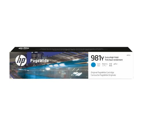 HP 981Y cartouche PageWide Cyan extra grande capacité authentique