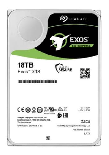Seagate Enterprise ST18000NM004J disque dur 18 To 7200 tr/min 256 Mo 3.5" SAS
