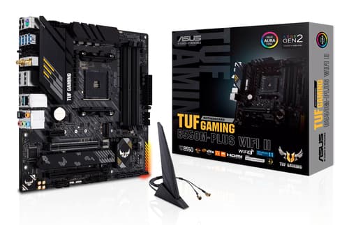 ASUS TUF GAMING B550M-PLUS WIFI II AMD B550 Emplacement AM4 micro ATX