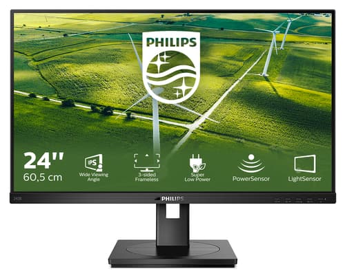 Philips 242B1G/00 écran plat de PC 60,5 cm (23.8") 1920 x 1080 pixels Full HD LED Noir
