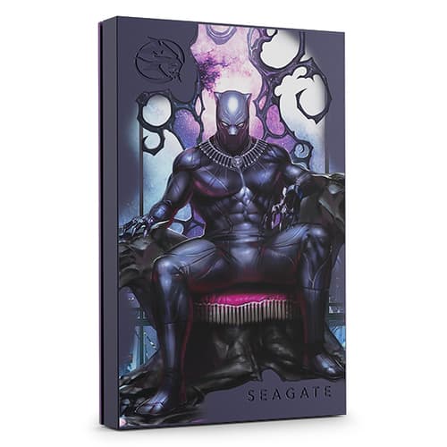Seagate FireCuda King of Wakanda Special Edition disque dur externe 2 To 3.2 Gen 1 (3.1 Gen 1) Multicolore