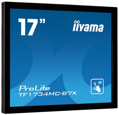 iiyama TF1734MC-B7X écran plat de PC 43,2 cm (17") 1280 x 1024 pixels SXGA LED Écran tactile Noir