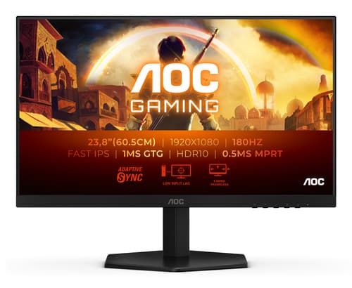 AOC G4 24G42E écran plat de PC 60,5 cm (23.8") 1920 x 1080 pixels Full HD LCD Noir