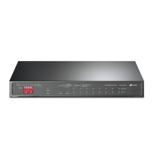 TP-Link TL-SG1210MP commutateur réseau Non-géré Gigabit Ethernet (10/100/1000) Connexion Ethernet, supportant l'alimentation via ce port (PoE) Noir