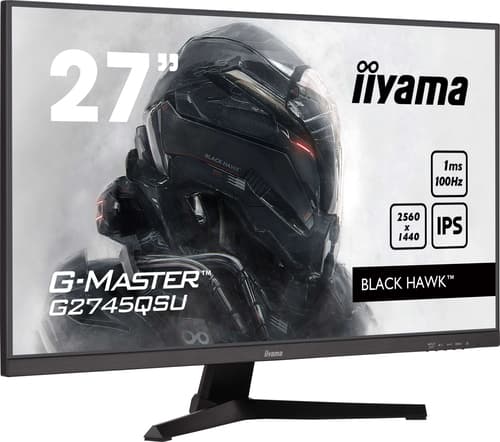 iiyama G-MASTER G2745QSU-B2 écran plat de PC 68,6 cm (27") 2560 x 1440 pixels Wide Quad HD LED Noir