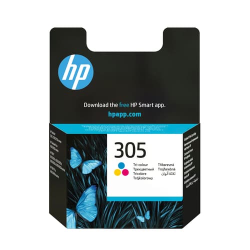 HP Cartouche d’encre trois couleurs 305 authentique
