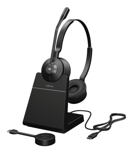 Jabra Engage 55 SE Casque Sans fil Arceau Bureau/Centre d'appels Noir