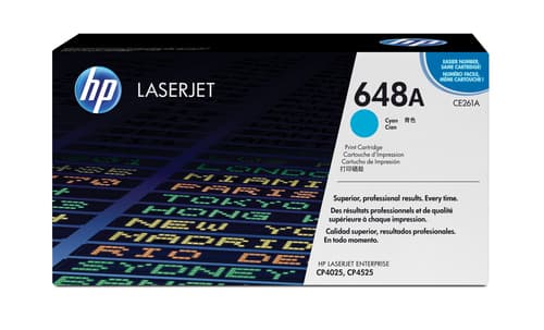 HP 648A toner LaserJet cyan authentique
