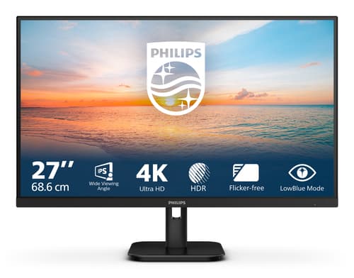 Philips 27E1N1800A/00 écran plat de PC 68,6 cm (27") 3840 x 2160 pixels 4K Ultra HD LED Noir