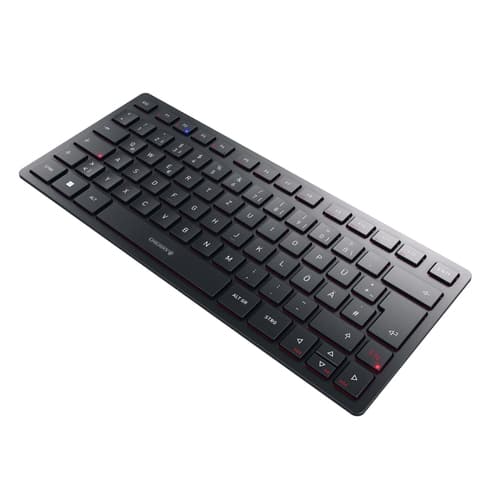 CHERRY KW 9200 MINI clavier Universel USB + RF Wireless + Bluetooth QWERTZ Allemand Noir