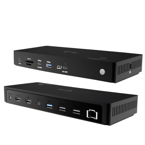 i-tec TB4TRIPLEDOCKPDIT station d'accueil Avec fil Thunderbolt 4 Noir