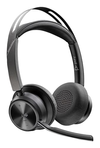 HP Poly Micro-casque Poly Voyager Focus 2 USB-C-C certifié Microsoft Teams + adaptateur USB-C/A