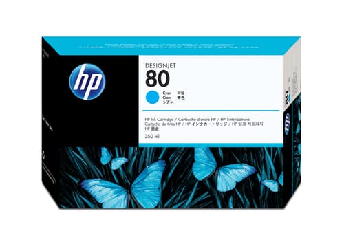 HP 80 cartouche d'encre cyan 350 ml