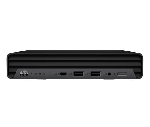 HP Pro Mini 400 G9 Intel® Core™ i3 i3-14100T 8 Go DDR5-SDRAM 256 Go SSD Windows 11 Pro Mini PC Noir