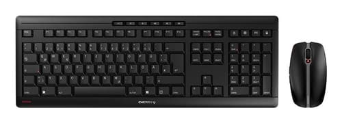 CHERRY Stream Desktop clavier Souris incluse Bureau RF sans fil QWERTZ Allemand Noir