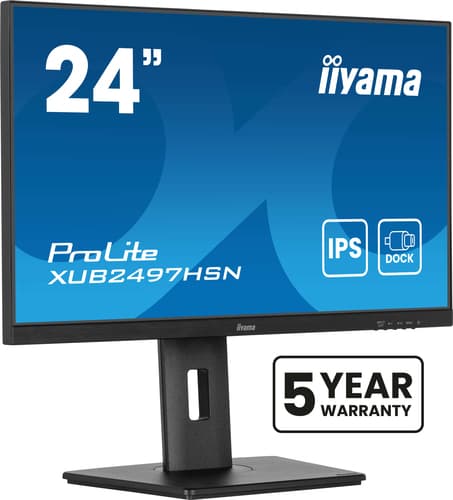 iiyama ProLite XUB2497HSN-B2 écran plat de PC 60,5 cm (23.8") 1920 x 1080 pixels Full HD LED Noir