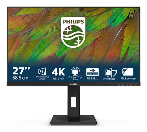 Philips 3000 series 27B1N3800/00 écran plat de PC 68,6 cm (27") 3840 x 2160 pixels 4K Ultra HD LCD Noir