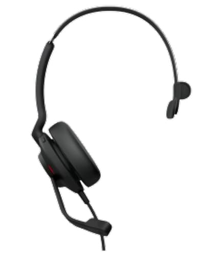 Jabra Evolve2 30 SE USB C/A MS Mono Casque Avec fil À la main Bureau/Centre d'appels USB Type-C / USB Type-A Noir