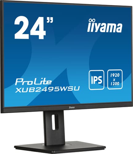 iiyama ProLite XUB2495WSU-B7 écran plat de PC 61,2 cm (24.1") 1920 x 1200 pixels WUXGA LED Noir