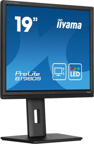 iiyama ProLite B1980S-B1 écran plat de PC 48,3 cm (19") 1280 x 1024 pixels VGA LED Noir