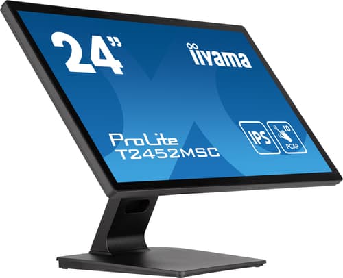 iiyama ProLite T2452MSC-B1 écran plat de PC 60,5 cm (23.8") 1920 x 1080 pixels Full HD LCD Écran tactile Multi-utilisateur Noir