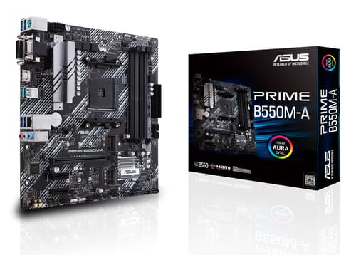 ASUS PRIME B550M-A AMD B550 Emplacement AM4 micro ATX