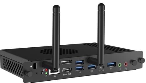 iiyama OPC51204BC-1 PC/poste de travail Intel® Core™ i5 i5-12450H 8 Go DDR4-SDRAM 256 Go SSD Windows 11 IoT Enterprise Mini PC Noir