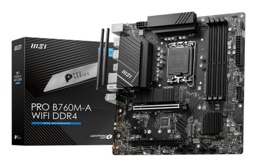 MSI PRO B760M-A WIFI DDR4 carte mère Intel B760 LGA 1700 micro ATX