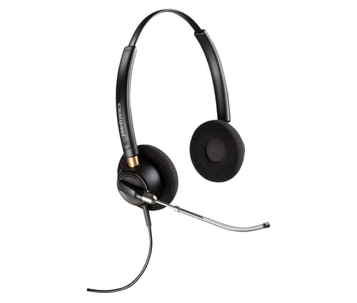 HP Poly Micro-casque binaural Poly EncorePro 520V VoiceTube + fonction Quick Disconnect