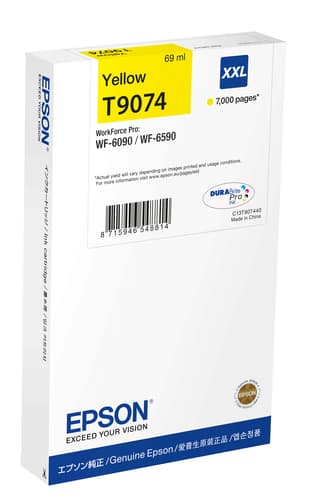 Epson C13T90744N cartouche d'encre 1 pièce(s) Original Rendement extra (super) élevé Jaune