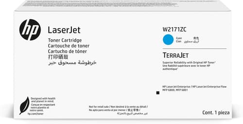 HP Cartouche de toner cyan Contract LaserJet authentique W2171ZC