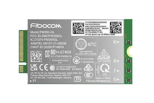 HP 5G Sub-6 Cat 19 WWAN carte et adaptateur d'interfaces