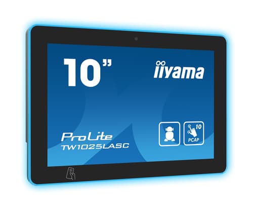 iiyama TW1025LASC-B1PNR écran plat de PC 25,6 cm (10.1") 1280 x 800 pixels LED Écran tactile