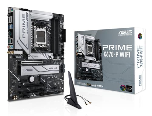 ASUS PRIME X670-P WIFI AMD X670 Emplacement AM5 ATX