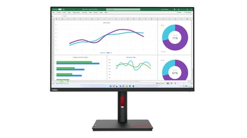 Lenovo ThinkVision T32h-30 écran plat de PC 80 cm (31.5") 2560 x 1440 pixels Quad HD LED Noir